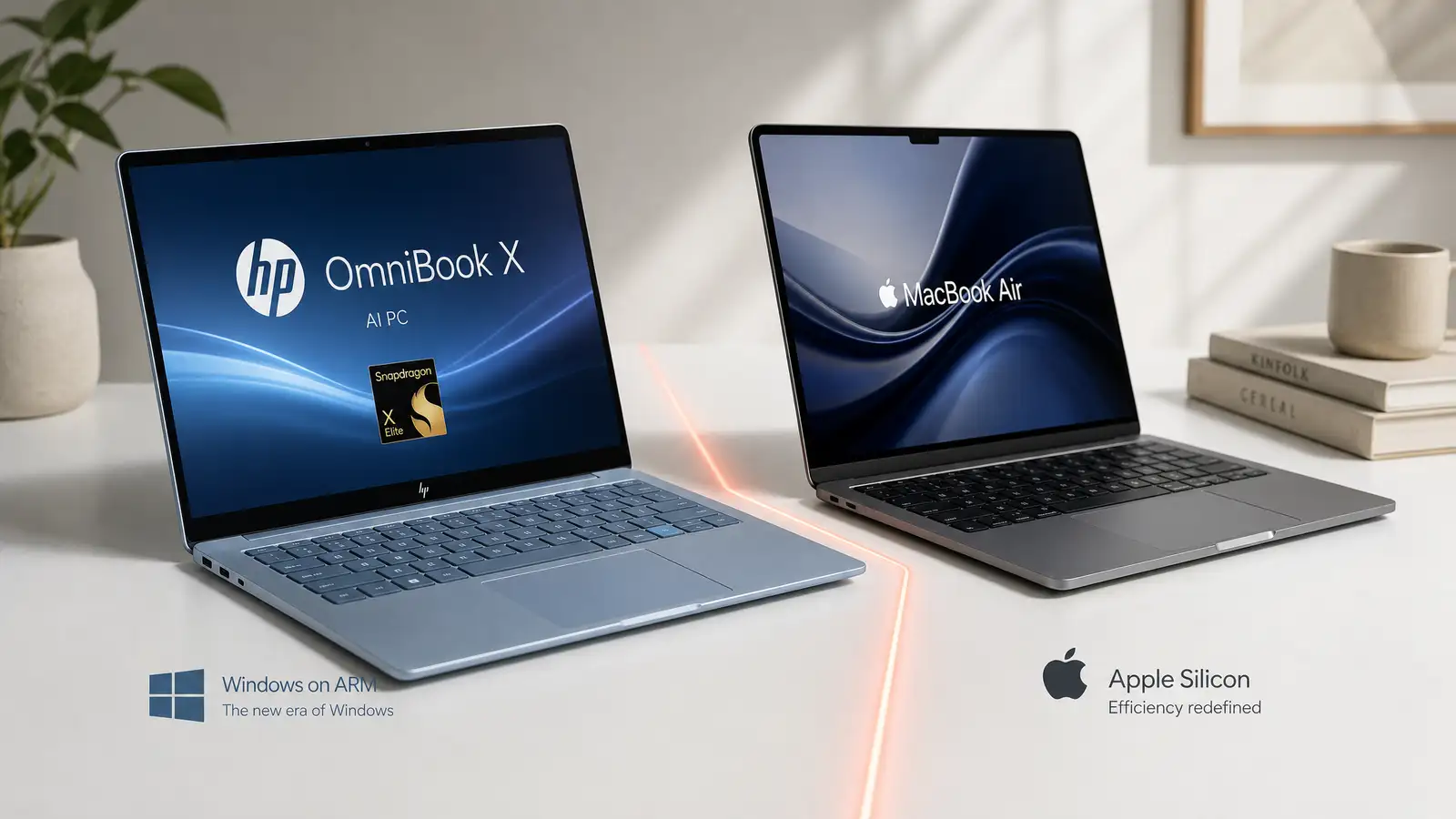 HP OmniBook X vs Apple MacBook Air M4 - Laptops comparison