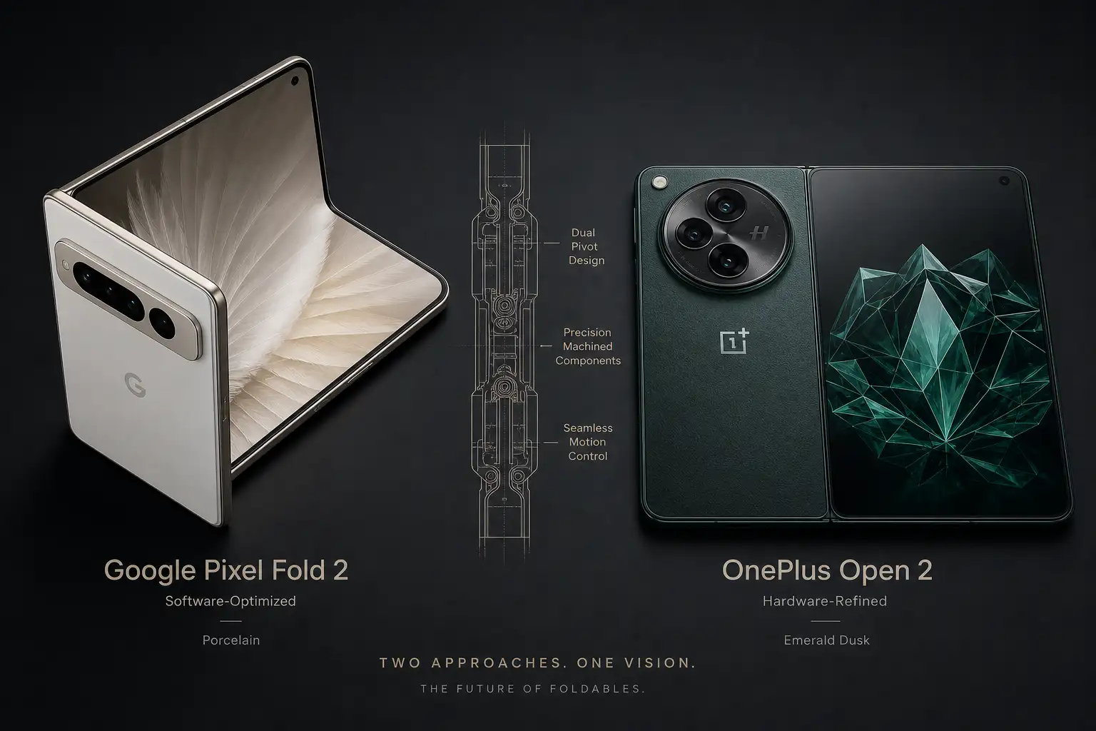 Google Pixel Fold 2 vs OnePlus Open 2 - Smartphones comparison