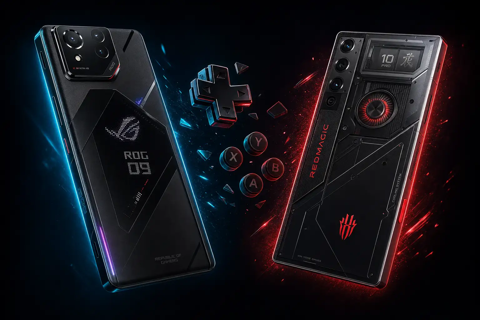 ASUS ROG Phone 9 vs RedMagic 10 Pro - Smartphones comparison