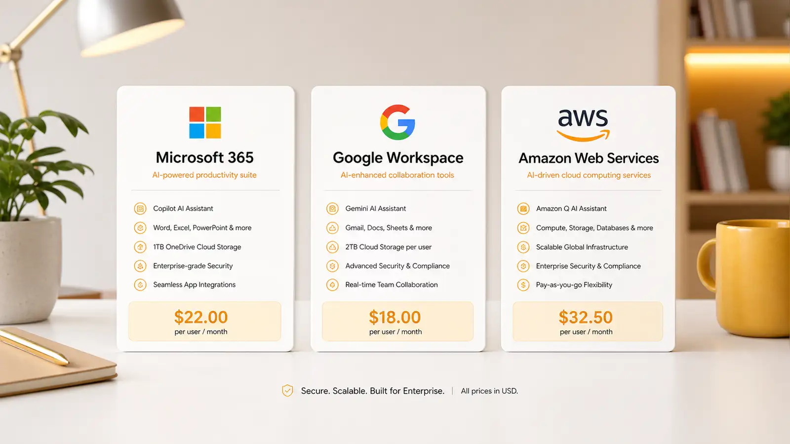 Microsoft 365 Copilot vs Google Gemini Enterprise - Software comparison