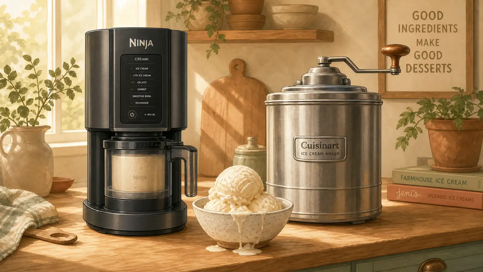 Ninja Creami vs Cuisinart ICE-100 - Home Appliances comparison
