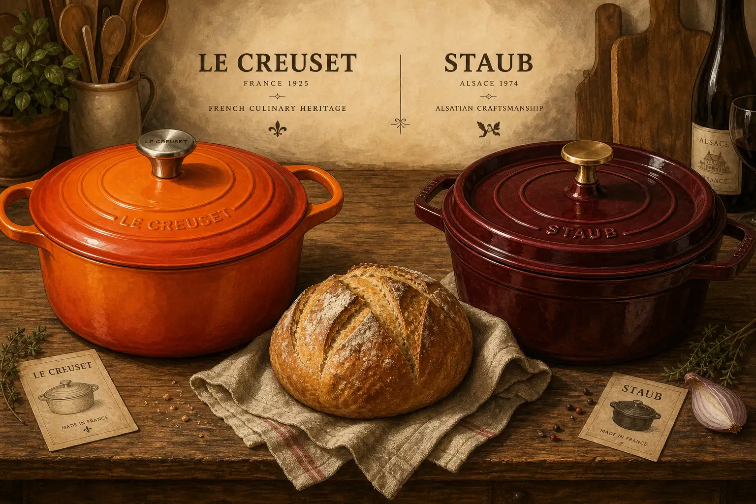 Le Creuset Signature vs Staub Cocotte - Home Appliances comparison