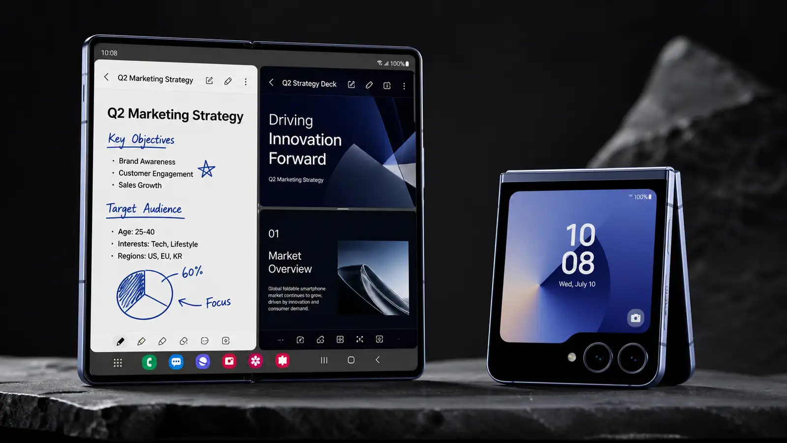 Samsung Galaxy Z Fold 8 vs Samsung Galaxy Z Flip 8 - Smartphones comparison