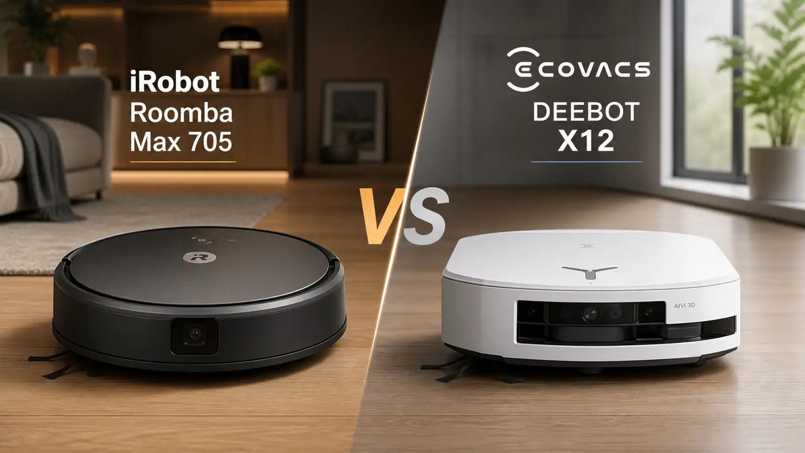 iRobot Roomba Max 705 vs ECOVACS DEEBOT X12 OmniCyclone - Home Appliances comparison