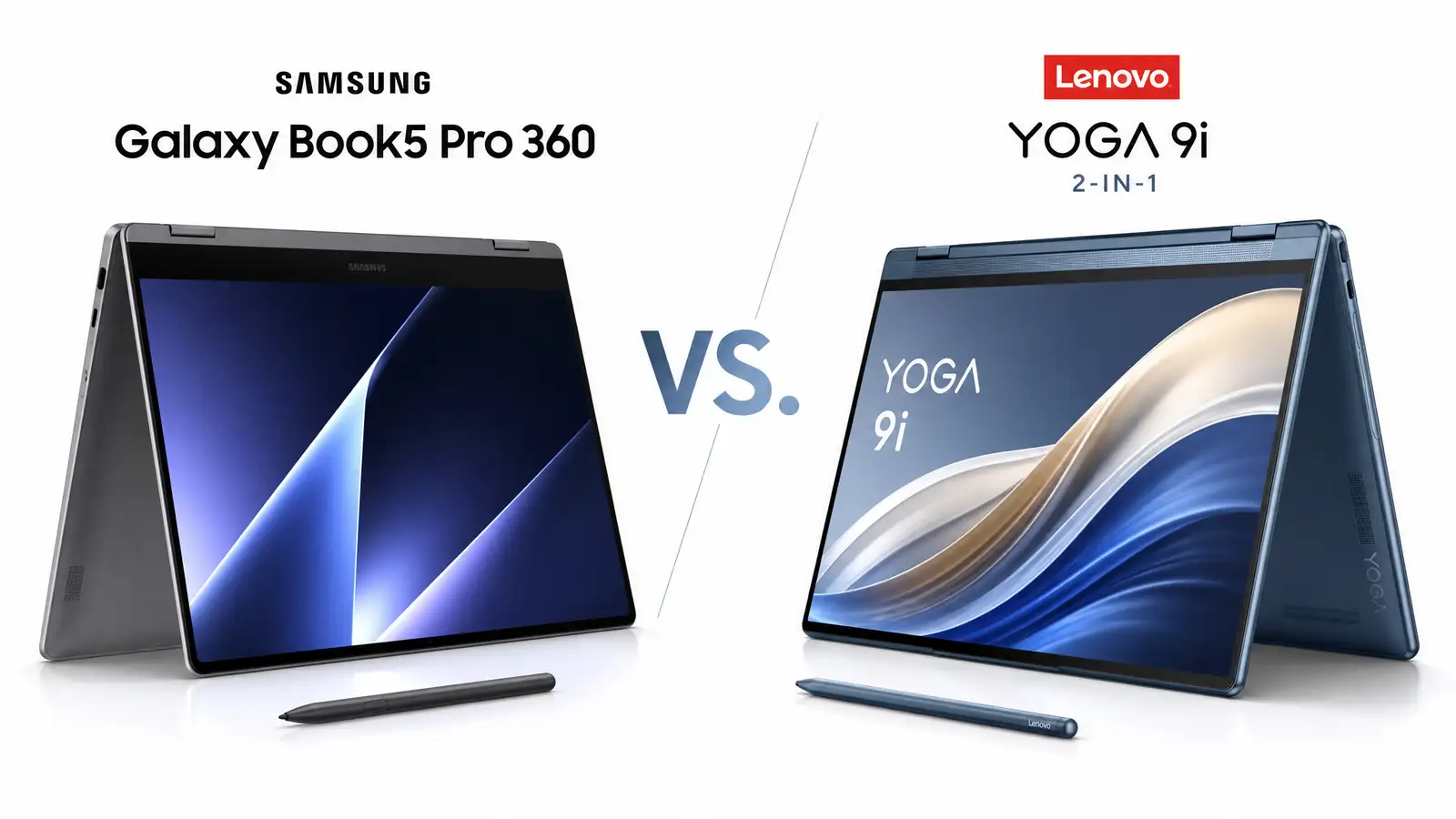 Samsung Galaxy Book5 Pro 360 vs Lenovo Yoga 9i 14" Aura Edition - Laptops comparison